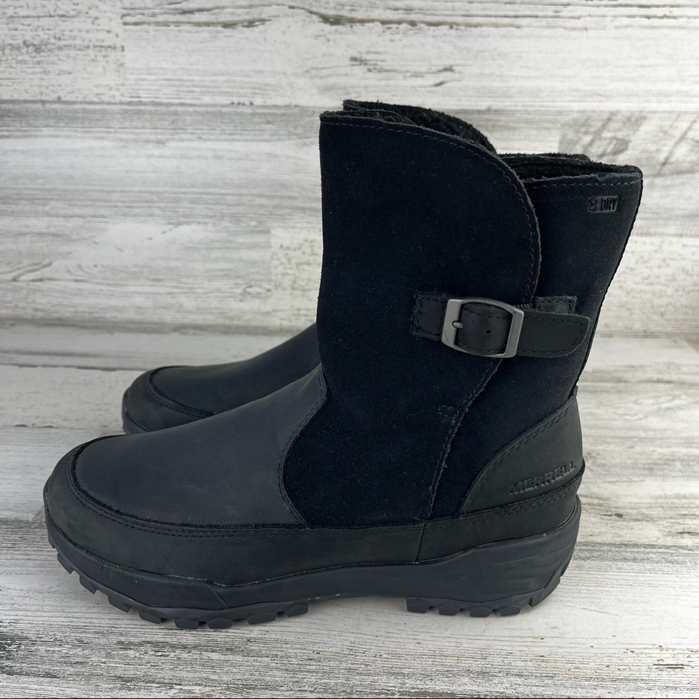 MERRELL Icepack Guide NEW Waterproof Black Boots 6